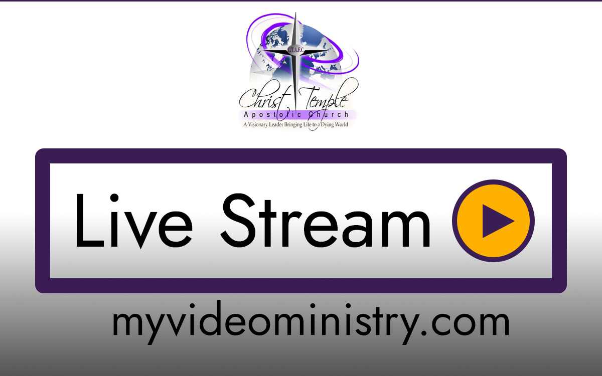Live Stream on myvideoministry.com